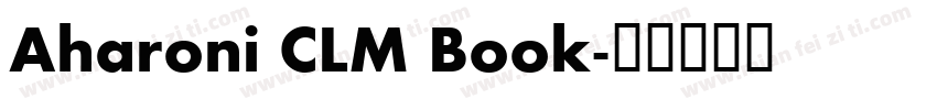 Aharoni CLM Book字体转换